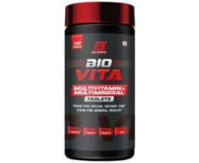 Bio Vita Multivitamin | Vitamin C for Immune Support | 12 Vitamins and 7 Minerals (100 Tablets)