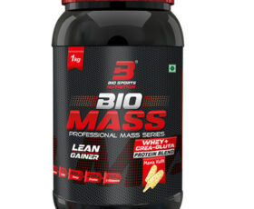 Bio Mass With Enhanced Gaining Formula | Appetite, Digestion and Testo Blend for Creatine and Glutamine Muscle Mass Gain